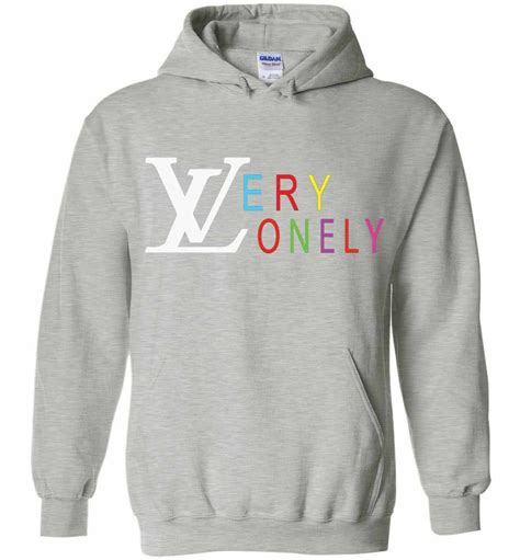 lv very lonely hoodie|louis vuitton sweatshirts for men.